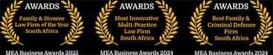 SD Law MEA Business Awards emblem