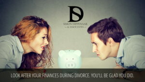 Look after your finances during divorce