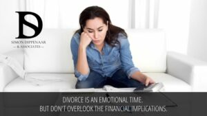 Divorce finance implications