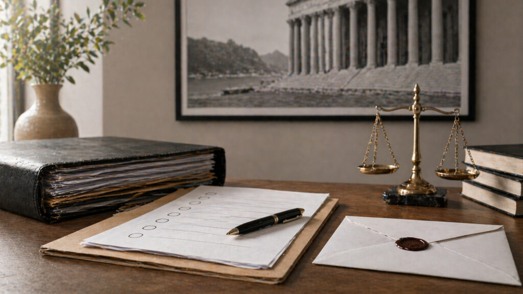 Current image: Divorce procedure documents in South Africa
